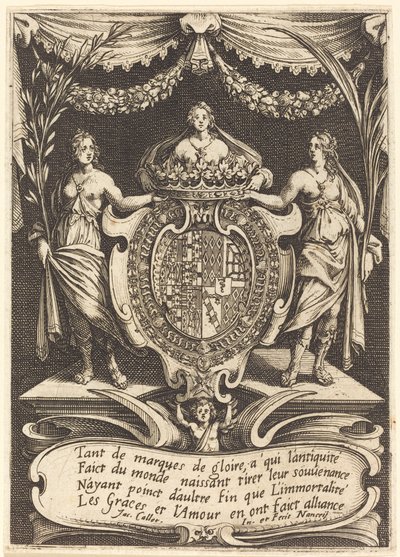 Frontispice pour "Le Combat à la Barrière" - Jacques Callot