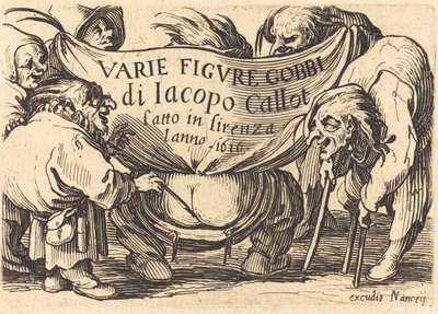 Frontispice pour "Varie Figure Gobbi" - Jacques Callot