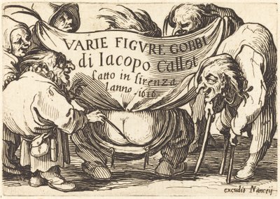 Frontispice pour "Varie Figure Gobbi" - Jacques Callot