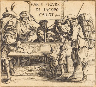 Frontispice pour Varie Figure, vers 1621 - Jacques Callot