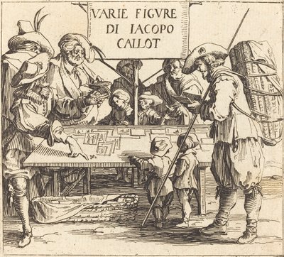 Frontispice pour Varie Figure, vers 1621 - Jacques Callot
