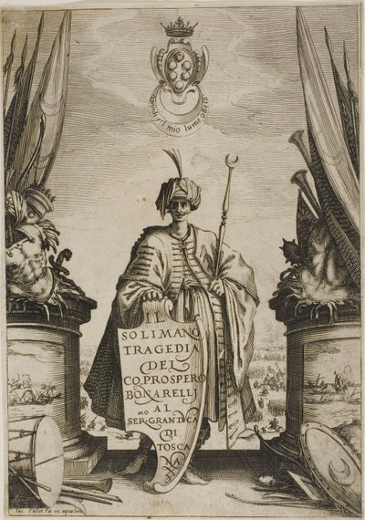 Frontispice, de Solimano - Jacques Callot
