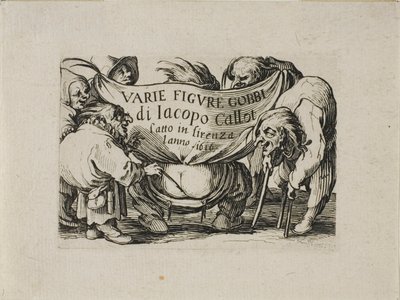 Frontispice, de Varie Figure Gobbi - Jacques Callot