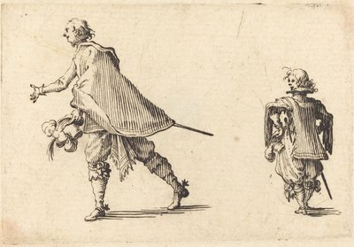 Gentleman et son page, vers 1617 - Jacques Callot