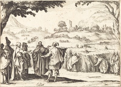 Jésus avec les Pharisiens - Jacques Callot