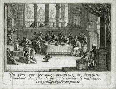 La Vie du Fils Prodigue … (engraving) - Jacques Callot