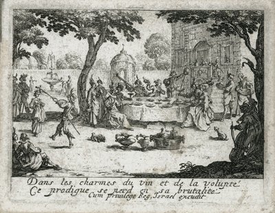La Vie du Fils Prodigue … (engraving) - Jacques Callot