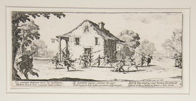 La maraude, planche 4 de la série Les grandes misères de la guerre - Jacques Callot