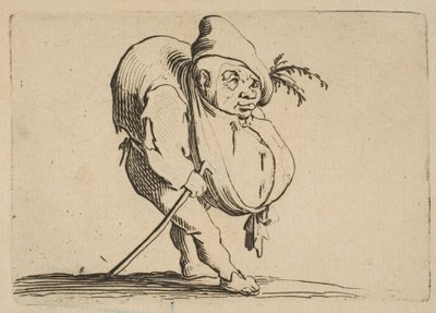 Le Bossu à la Canne, de Varie Figure Gobbi - Jacques Callot