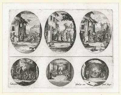 Les Miracles de la Passion … (engraving) - Jacques Callot
