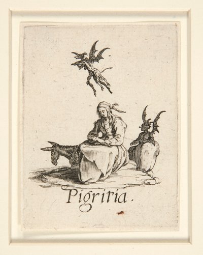 Les Péchés Capitaux : La Paresse - Jacques Callot