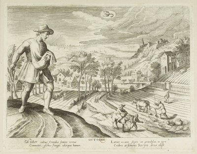 Les mois. 10, octobre - Jacques Callot