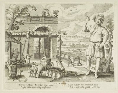 Les mois. 9, septembre - Jacques Callot