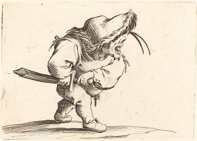 Homme se préparant à dégainer son épée, c. 1622 - Jacques Callot