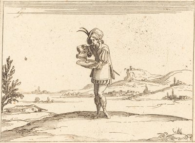 Homme lavant une perle - Jacques Callot