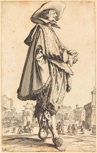 Noble homme avec les mains jointes - Jacques Callot