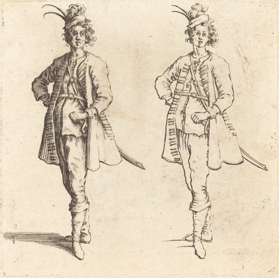 Officier, vue de face - Jacques Callot