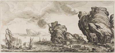 Pantalone, des Trois Comédiens Italiens - Jacques Callot