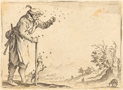 Paysans attaqués par des abeilles - Jacques Callot
