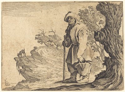 Paysanne avec un sac - Jacques Callot