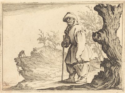 Paysanne avec sac - Jacques Callot