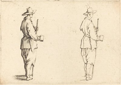 Paysanne avec une tasse - Jacques Callot