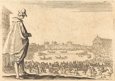 Piazza Santa Maria Novella, Florence, vers 1622 - Jacques Callot