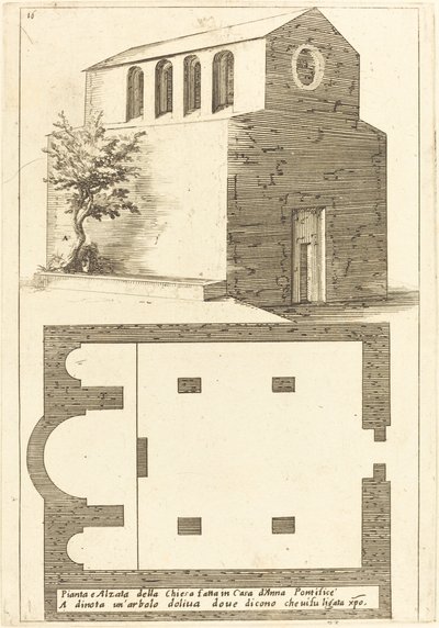 Plan et élévation de l