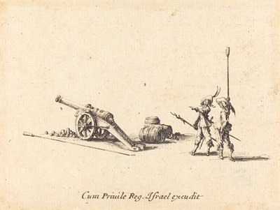 Préparation au Tir du Canon - Jacques Callot