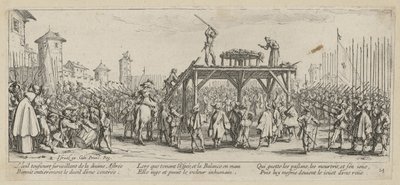 Rad, planche 14 de la série « Les horreurs de la guerre » - Jacques Callot