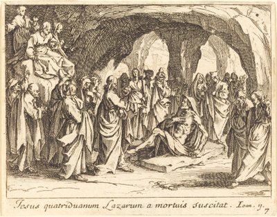 La Résurrection de Lazare - Jacques Callot