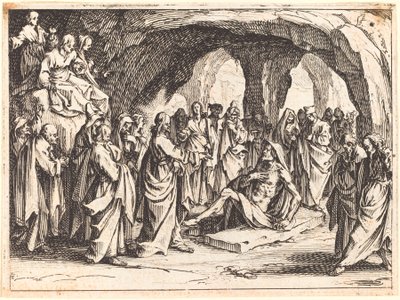 La Résurrection de Lazare - Jacques Callot
