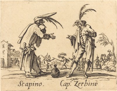 Scapino et Cap. Zerbino - Jacques Callot