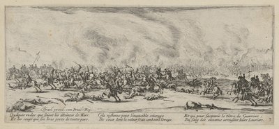 Bataille, planche 3 de la série « Les horreurs de la guerre » - Jacques Callot