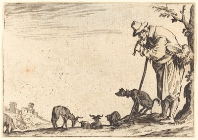 Berger Jouant de la Flûte - Jacques Callot