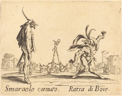 Smaralo Cornuto et Ratsa di Boio - Jacques Callot