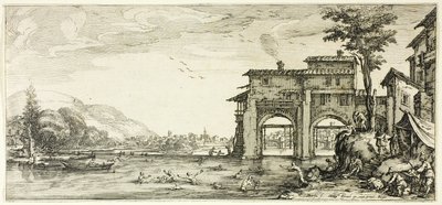 Les Baigneurs, de Diverses Scènes Conçues à Florence - Jacques Callot