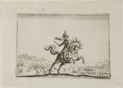 Le commandant à cheval, des Caprices - Jacques Callot