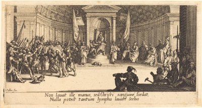 La condamnation à mort, vers 1618 - Jacques Callot