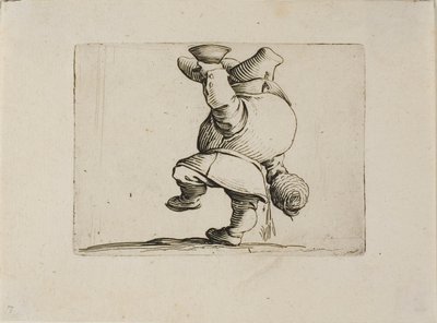 Le Buveur vu de dos, de Varie Figure Gobbi - Jacques Callot