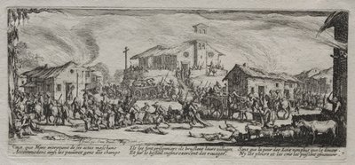 Les Grandes Misères de la guerre : Pillage et incendie d