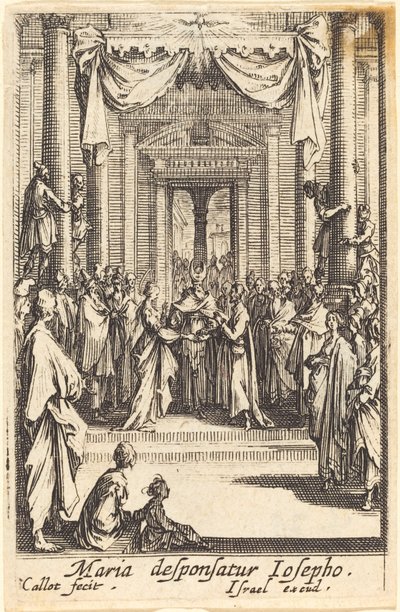 Le mariage de la Vierge, en ou après 1630 - Jacques Callot