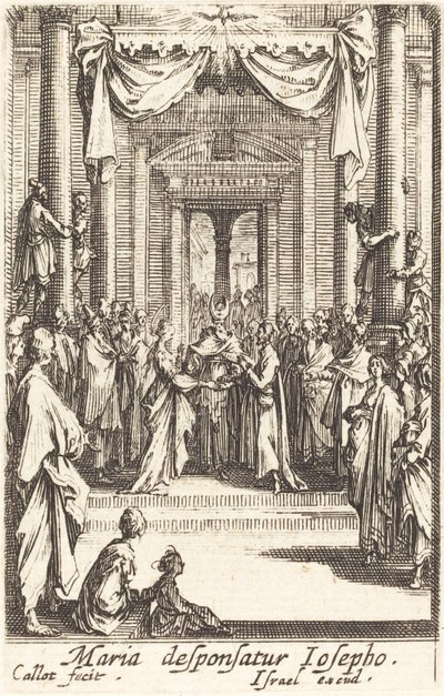 Le Mariage de la Vierge, vers 1630 - Jacques Callot
