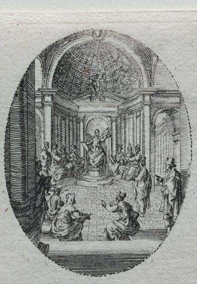 Les mystères de la Passion : Christ disputant avec les docteurs - Jacques Callot