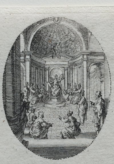 Les Mystères de la Passion : Christ disputant avec les docteurs - Jacques Callot