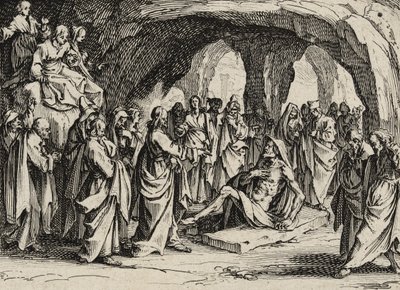 La Résurrection de Lazare, 1635 - Jacques Callot