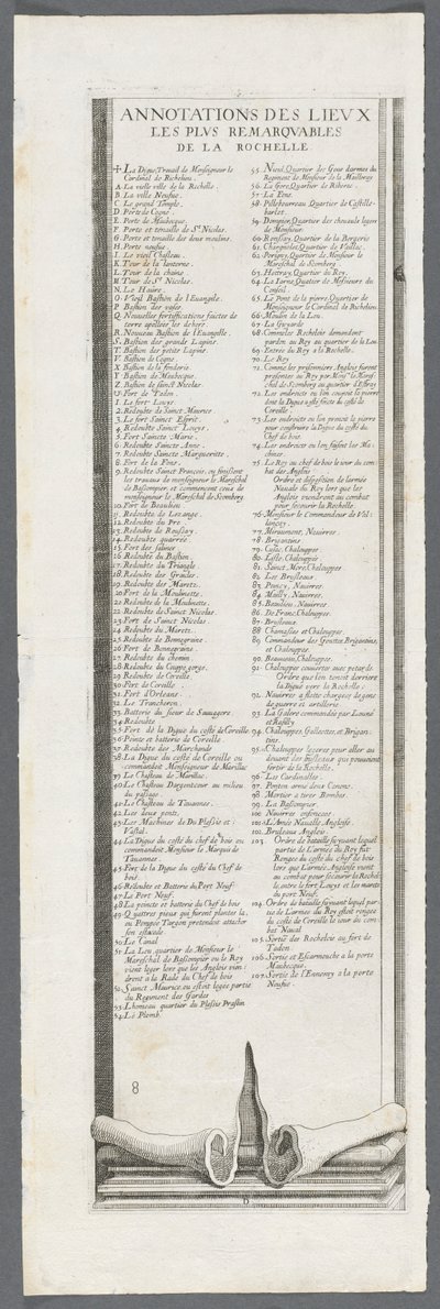 Le Siège de La Rochelle : Planche 9, 1628-1630 - Jacques Callot