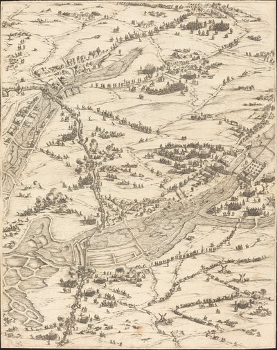 Le siège de La Rochelle [plaque 7 de 16, ensemble comprend 1952.8.97-112], 1628-1631 - Jacques Callot