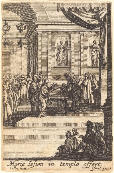 La Vierge présente Jésus au Temple, vers 1630 - Jacques Callot