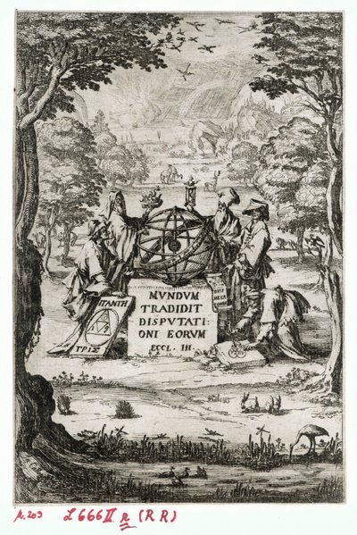 Page de titre de Sacra Cosmologia ... (gravure) - Jacques Callot